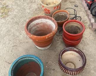 Outdoor pots