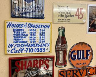 Vintage signage