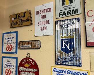 Vintage signage