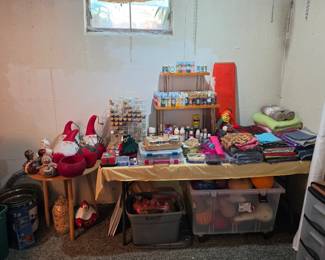 Paints and fabric 