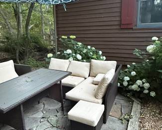 Patio faux wicker furniture 