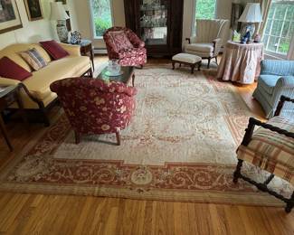 Large Aubusson Carpet / Rug