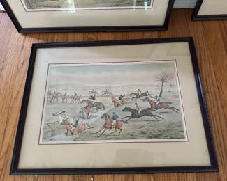 Aylesbury Grand Steeple Chase - Colored Engravings