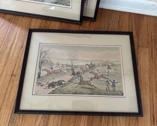 Aylesbury Grand Steeple Chase - Colored Engravings