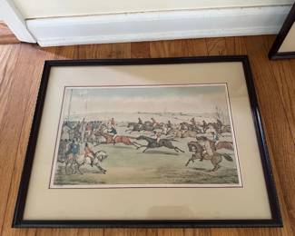 Aylesbury Grand Steeple Chase - Colored Engravings