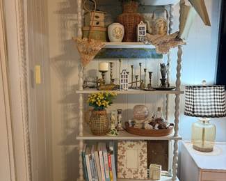 Vintage Cottage Core Wicker Plaid Curated Brass