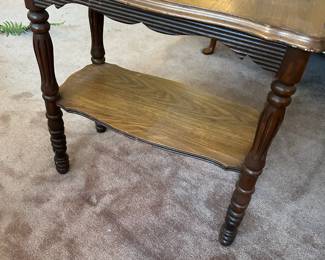 #11 Wood Side Table - 24x12x24 (has small finish issues) $45.00