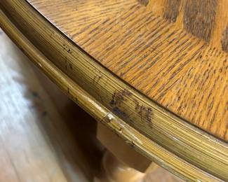 #48 Wood Oval Coffee Table - 51x31x16 (small finish issues) $45.00