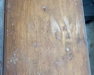 #164 Wood Drop-Side gateleg Table (as is condition leg loose and finish issus) 13-61x40x30 $50.00