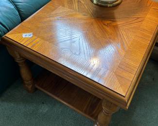 #78 Oak Rectangular End Table w/shelf - 23x28x20 $75.00 #79 Oak Rectangular End Table w/shelf - 23x28x20 $75.00