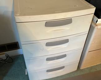 #93 Sterilite 4 drawer Storage Cabinet - 26x19x35 $25.00