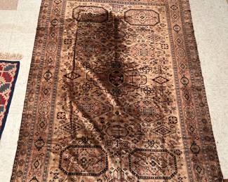 #147 Hand-knotted Bronze Colored rug - 50x76 $75.00