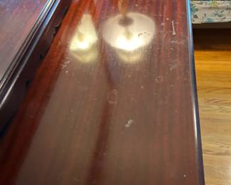 #30 Wood Dresser w/8 Drawers and Mirror - (finish issues) - 58x21x37 Mirror - 47x41 $150.00