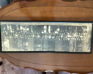 #187 Photograph Most Likely shot between 1905 - 1961 by Birmingham View Co. - T.F. Knox - All Women except a few young boys - 27x9 Framed $35.00