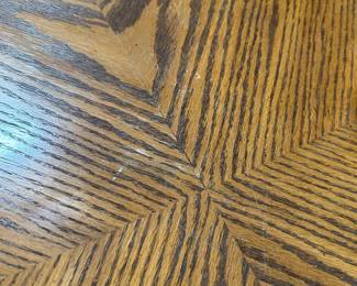 #48 Wood Oval Coffee Table - 51x31x16 (small finish issues) $45.00