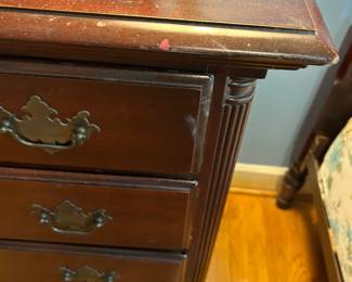#30 Wood Dresser w/8 Drawers and Mirror - (finish issues) - 58x21x37 Mirror - 47x41 $150.00