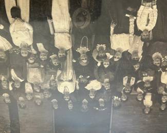 #187 Photograph Most Likely shot between 1905 - 1961 by Birmingham View Co. - T.F. Knox - All Women except a few young boys - 27x9 Framed $35.00