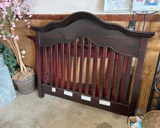 #152 Dark Brown Full Size Headboard only $40.00