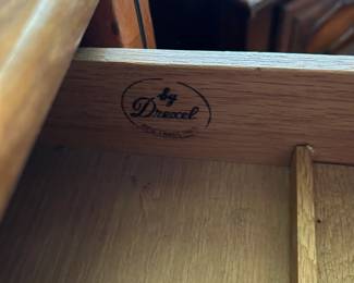 #42 Drexel Corner Wood Desk W/Drawer - 50x38x31 $75.00