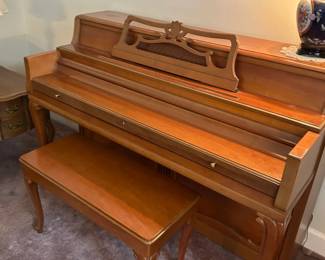 #4 Wurlitzer Studio Piano w/stool - You Move $75.00