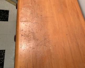 #141 Wood Desk w/7 Drawers - 40x20x30 $50.00