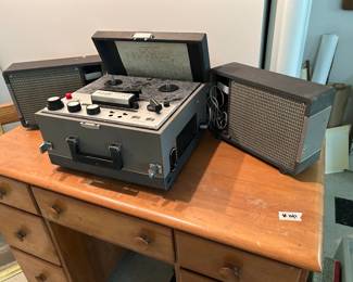 #149 Vintage Voice Reel to Reel Fujiwa - Model FSR7765 (as is condition) $60.00