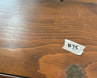 #75 Pine Flip-Top Desk w/legs 30x26x34 (some scratches on top) $75.00