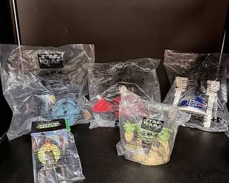 Vintage Star Wars Sipper Lid Characters Set