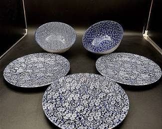 Blue Toned Dishes