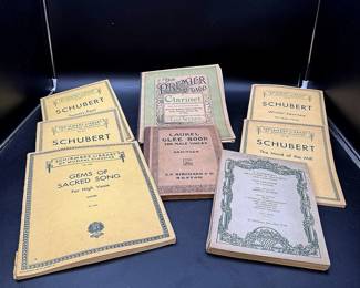 Vintage Male Chorus Song Books And The Premier Method For Clarinet Music Book