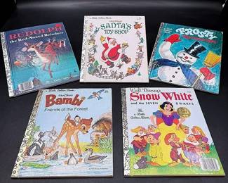 Vintage Holiday And Fairytale Little Golden Books