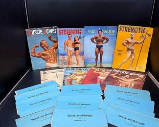 Vintage Muscle Magazines & Health And Strength By Charles Atlas Exercise Program