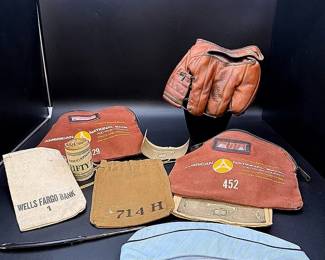 Banks, Baseball And Beauty Featuring A Vintage Wilson Baseball Glove