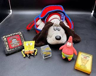 An Assortment Of Vintage Toys Featuring 1986 Pound Puppy “Cooler”