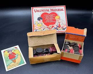 Vintage Valentines And Vintage Checkers