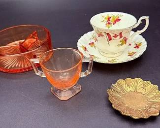 Vintage China, Glass And Brassware