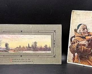 Vintage Prints Featuring A November 1904 Reproduction Of "Music Hath Charms"