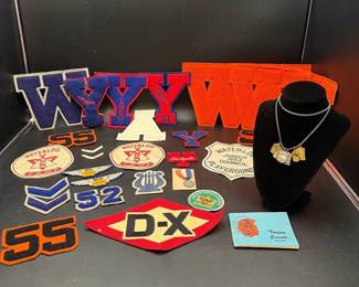 Vintage High School Varsity Letter Jacket Patches