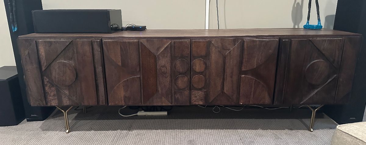 West Elm Pictograph credenza/media cabinet