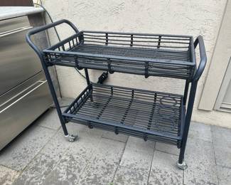 Outdoor bar cart