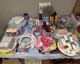 Party supplies.....!!