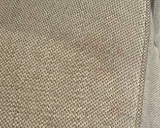 Slight staining on chaise