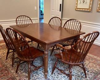 Stickley Furniture, Stickley Chairs, Windsor Chairs, Extendable Table
