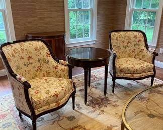 Pair Bergere Chairs