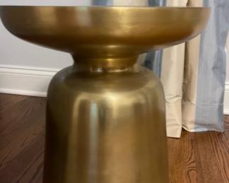 West Elm, Gold Side Table