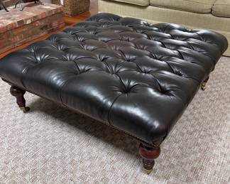 Ottoman, tufted ottoman, coffee table