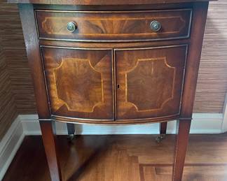 Chest, Side Table, Inlay