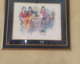 Blissful Moments" by artist Itzchak Tarkay.