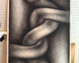 Abstract Art on Paper, Frank Piatek Artist