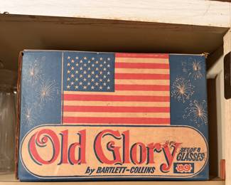 Old Glory Glasses in Box
